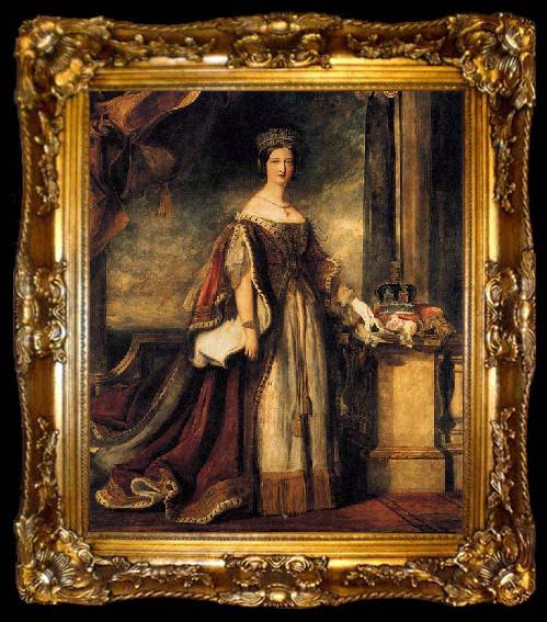 framed  Sir David Wilkie Queen Victoria, ta009-2